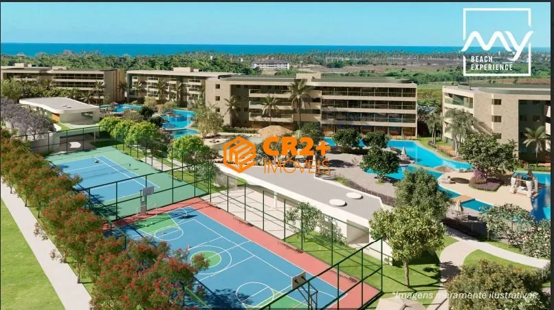 Imagem Vendo Flat com 27m2, 1 quarto na Praia de MURO ALTO.