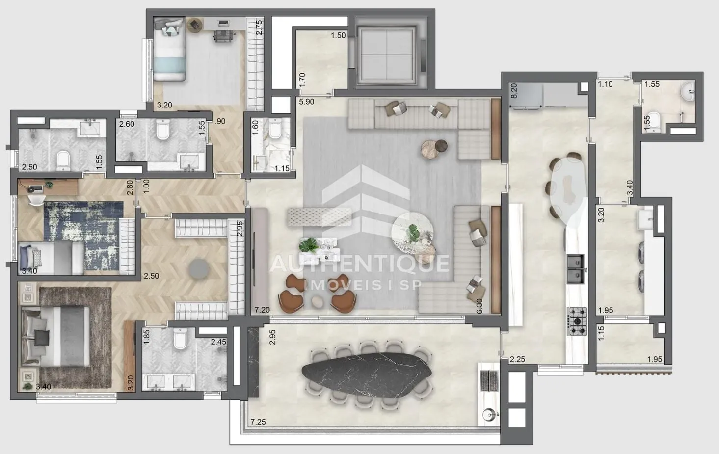 Imagem LIS MOEMA ILE SAINT-LOUIS - Apartamento à venda no bairro Moema - São Paulo/SP, Zona Sul