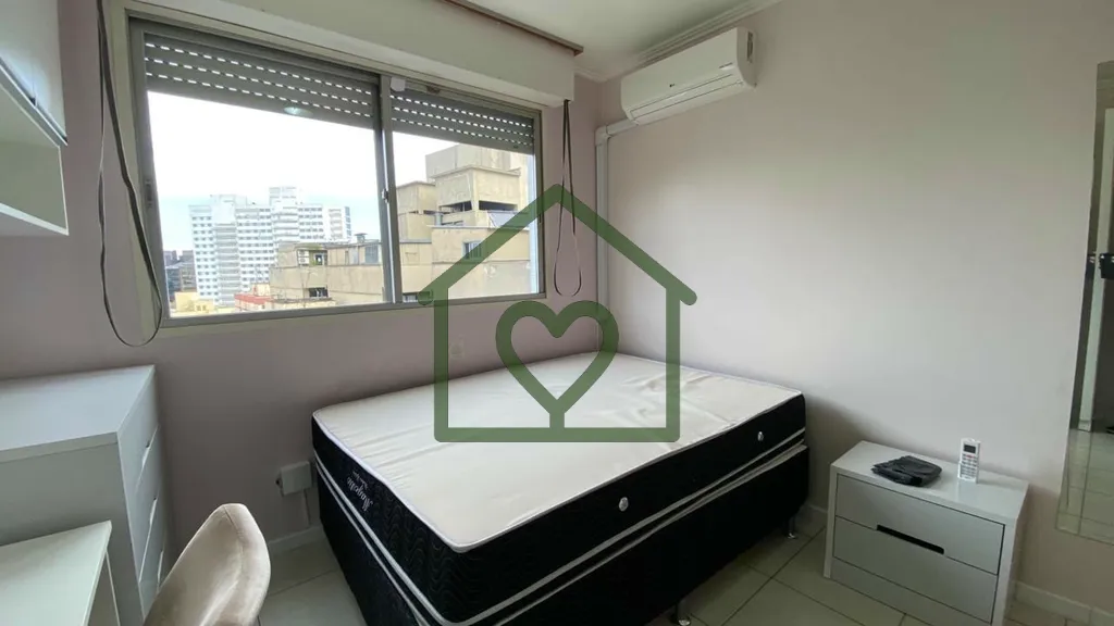 Imagem Apartamento mobiliado de 42 m2 localizado na Duque de Caxias, com 1 dormitório, living para dois am...