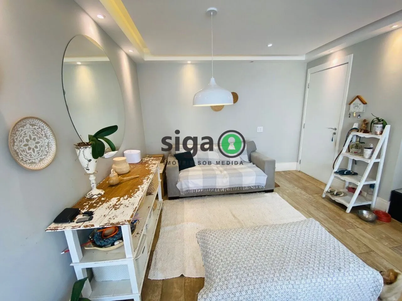 Imagem Apartamento moderno com 3 quartos, varanda integrada e acabamento de alto padrão