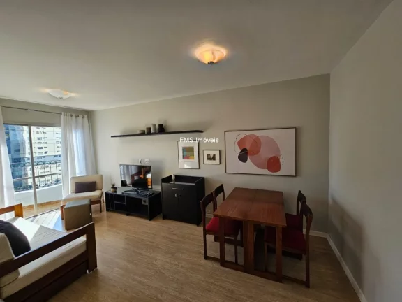 Imagem Apartamento de 1 quarto para locação no Jardim Paulista, São Paulo-SP: 1 sala, 1 banheiro, 1 vaga de garagem!