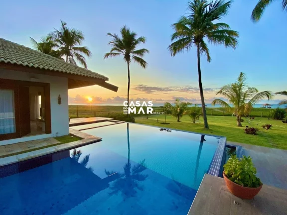 Imagem Residência de Luxo à Beira-Mar em Mamucabinhas-PE: 6 Quartos, 5 Suítes, 4 Salas e 7 Banheiros em 600m² de Pura Elegância!