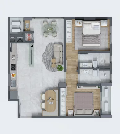 Imagem Twin Towers - Residencial - Apartamento à venda no bairro Morretes - Itapema/SC