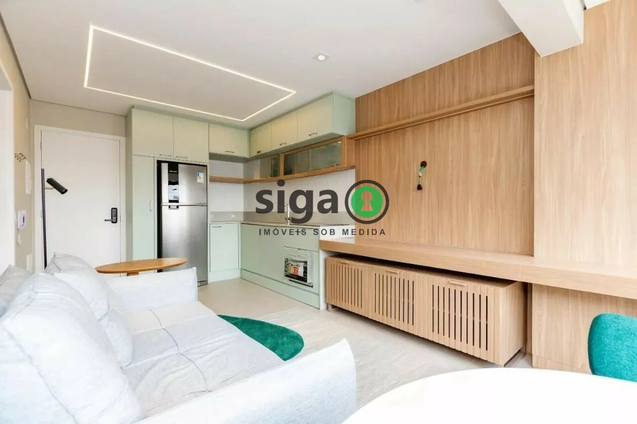 Foto do imóvel Apartamento mobiliado á venda no Brooklin, São Paulo.