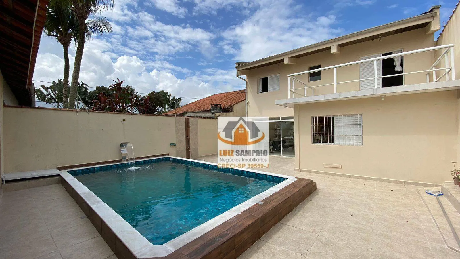 Imagem Sobrado a 70m do mar - 3 Suítes - Piscina - Cibratel II