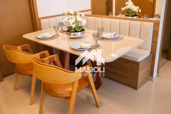 Imagem Apartamento Decorado 3 Quartos com Suíte - Condomínio Novo na Praia de Itaparica, Vila Velha/ES