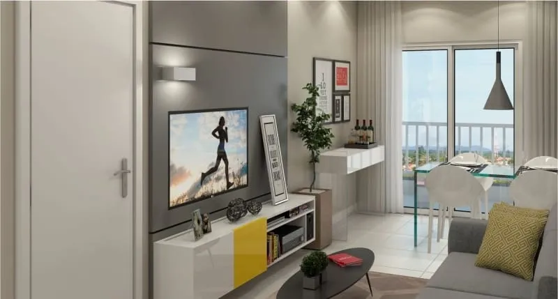 Imagem Apartamento à venda 2 Quartos, 1 Suite, 2 Vagas, 65.01M², Jardim Gurilândia, Taubaté - SP | Condomínio Residencial Rivera