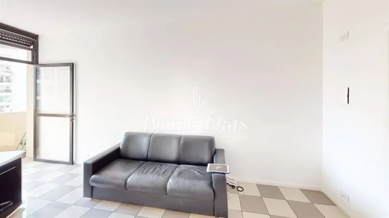 Imagem Flat disponível para locação no Moema Studium, com 35m², 1 dormitório e 1 vaga de garagem