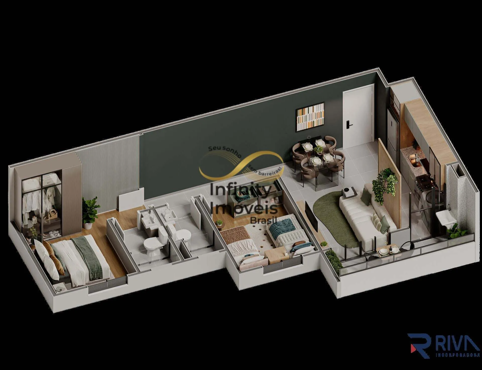 Imagem CITTÁ BENE - Apartamento à venda no bairro Ouro Preto - Belo Horizonte/MG