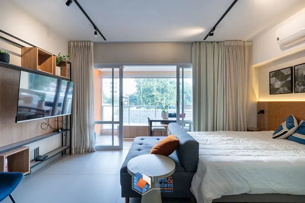 Imagem Studio para venda em Campo Belo com 1 quarto, 40m²
