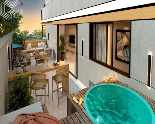 Imagem Cobertura duplex, 3 quartos, com 2 vagas, piscina e churrasqueira, lançamento na Tijuca