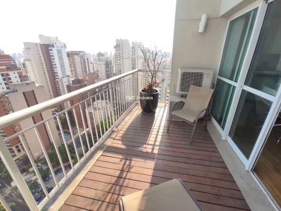 Imagem Apartamento para locação em Moema, 1 suíte, 1 banheiro, 2 vagas de garagem.