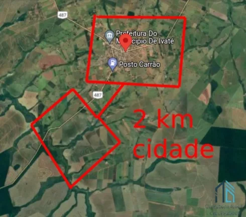 Imagem Fazenda, excelente área rural 87.5 alqueires em Ivaté, próximo a Umuarama no Parana Pr