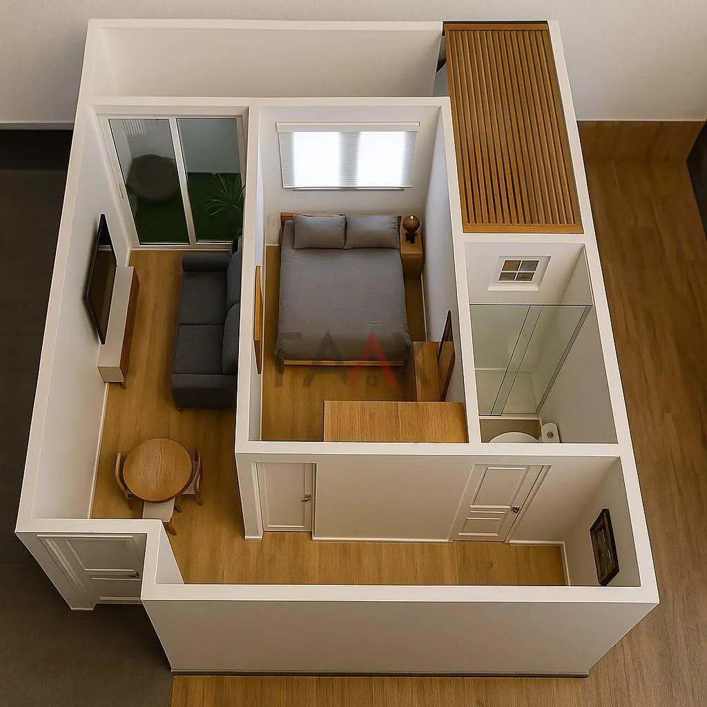 Imagem Studio na planta no Bairro Santa Cruz, Guarapuava - PR