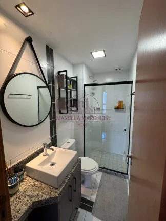 Imagem Apartamento 2 quartos, suíte, sol da manhã, montado e decorado, vista mar