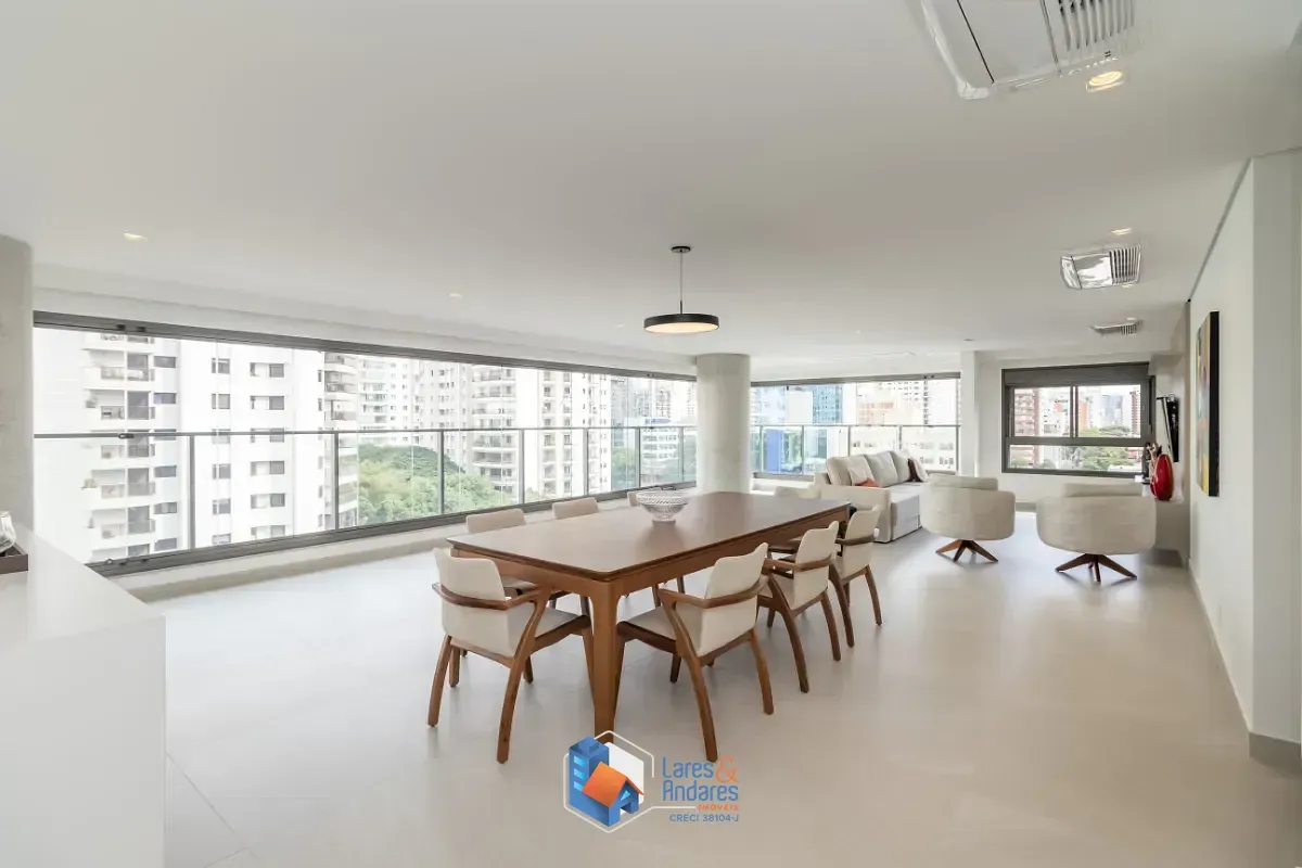 Imagem Apartamento para venda em Campo Belo com 3 quartos, sendo 3 suítes, 211m²