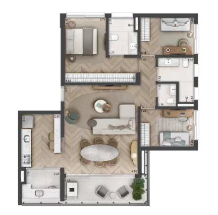 Imagem Apartamento à venda no bairro Sumaré - São Paulo/SP