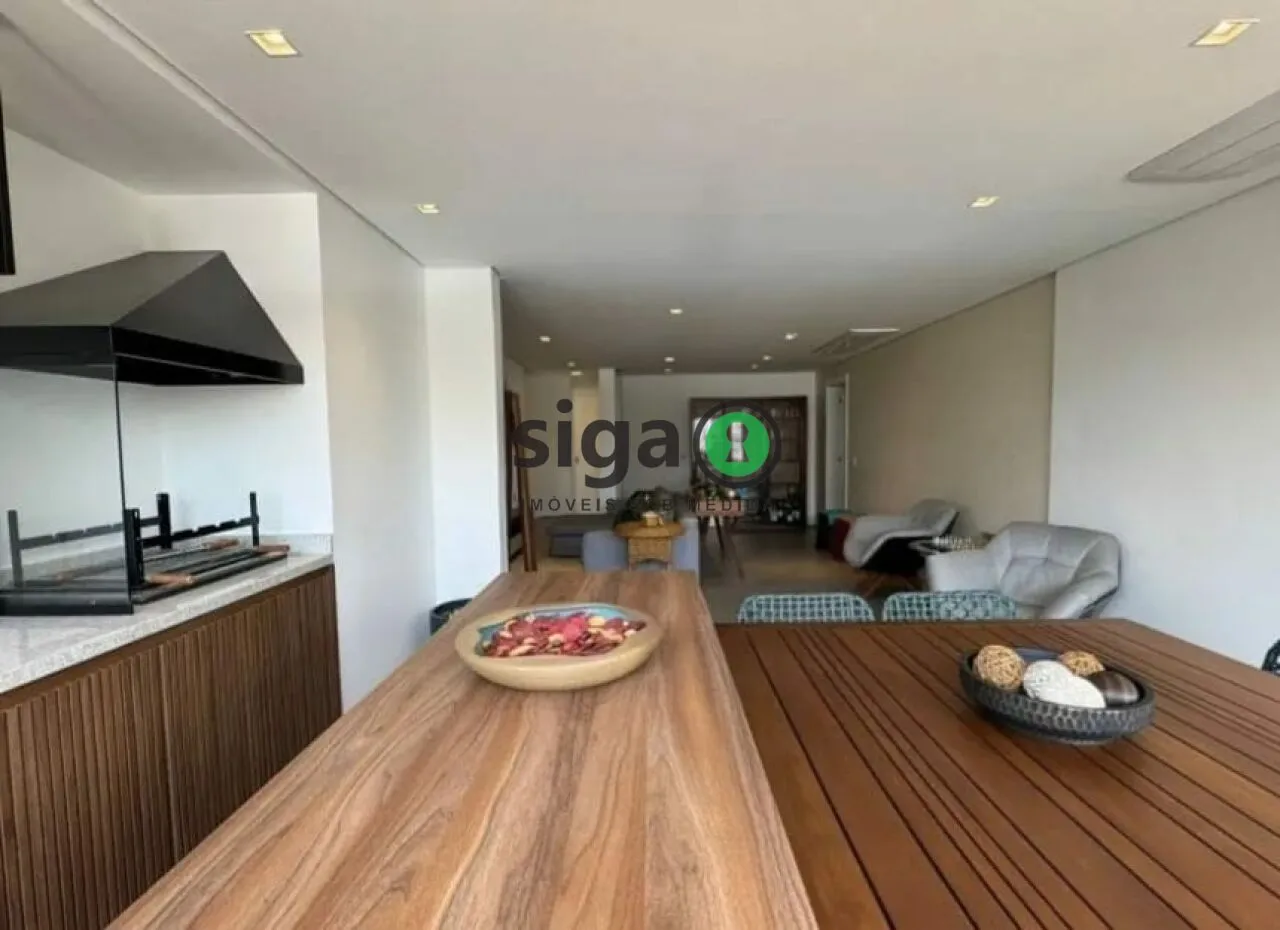 Imagem Apartamento à venda no Brooklin - 157 m² | 3 suítes | Varanda gourmet | Alto padrão
