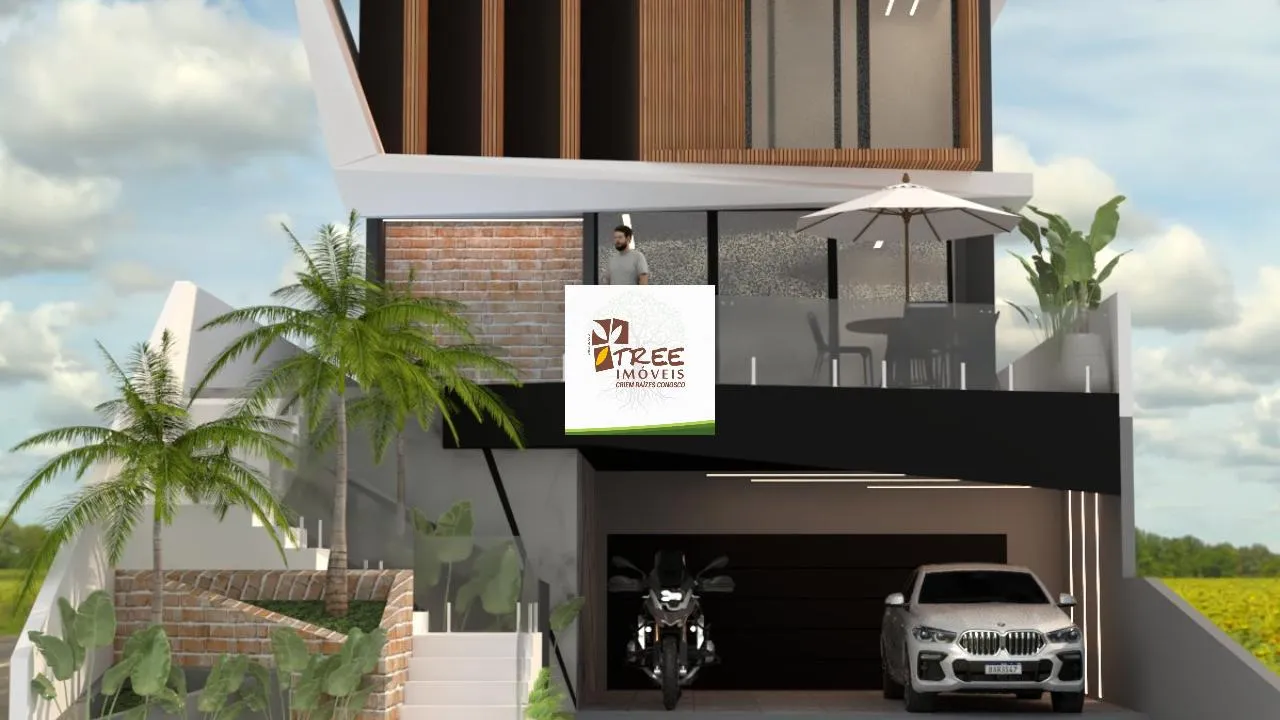 Imagem VENDA DE SOBRADO NOVO NO REAL PARK EM ARUJÁ/SP, 355m² com 4 suítes amplas, garagem coberta, piscina, espaço gourmet e elevador. CONSULTE-NOS.