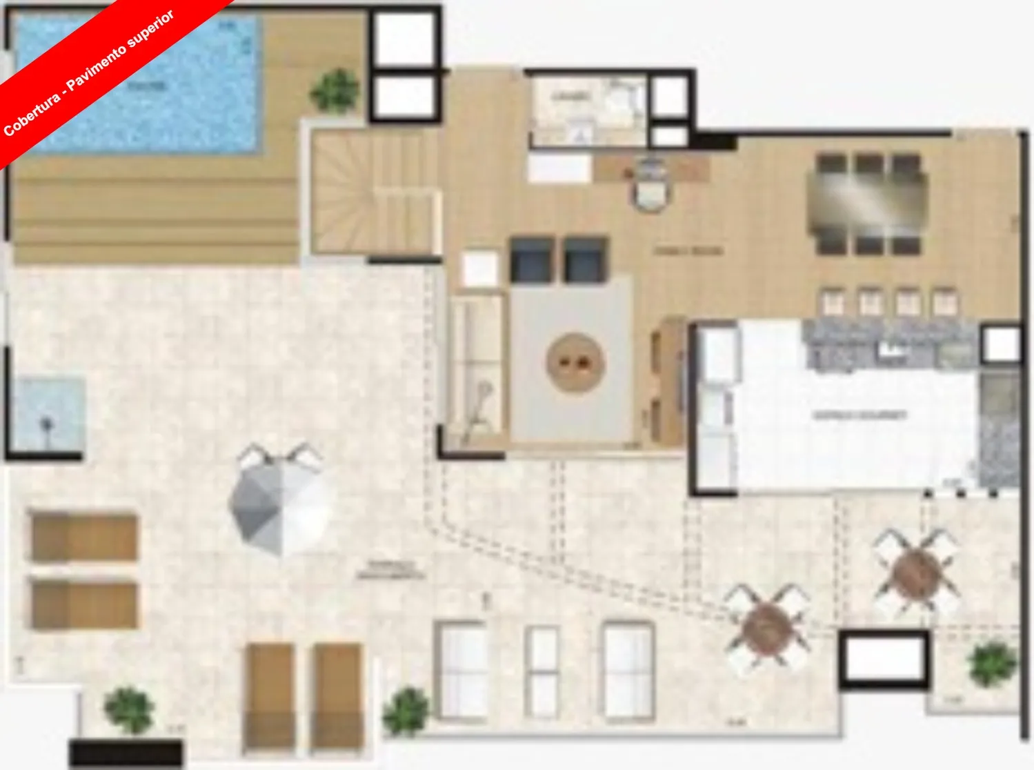Imagem Cobertura de luxo no bairro Santo Antonio, São Caetano do Sul-SP: 3 quartos, 3 suítes, 5 banheiros, 4 vagas, 265,00 m².