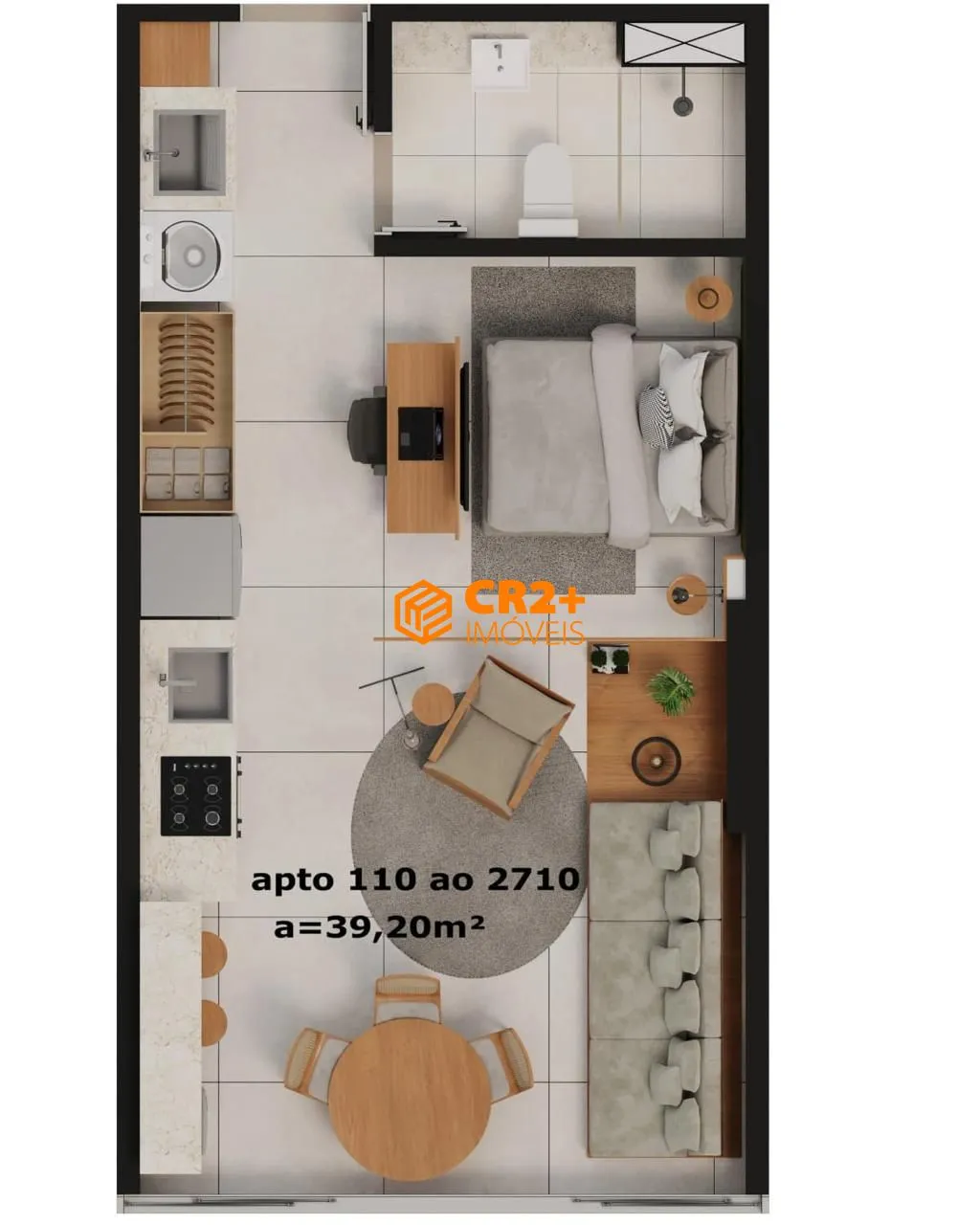 Imagem Vendo Flat incrível no Líbano PINA - 38,5m²