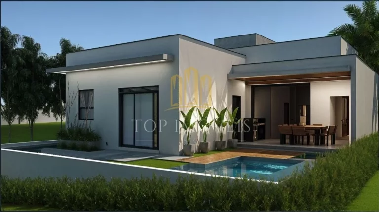 Imagem Casa térrea de 3 suítes e piscina no Altos da Serra V - Urbanova