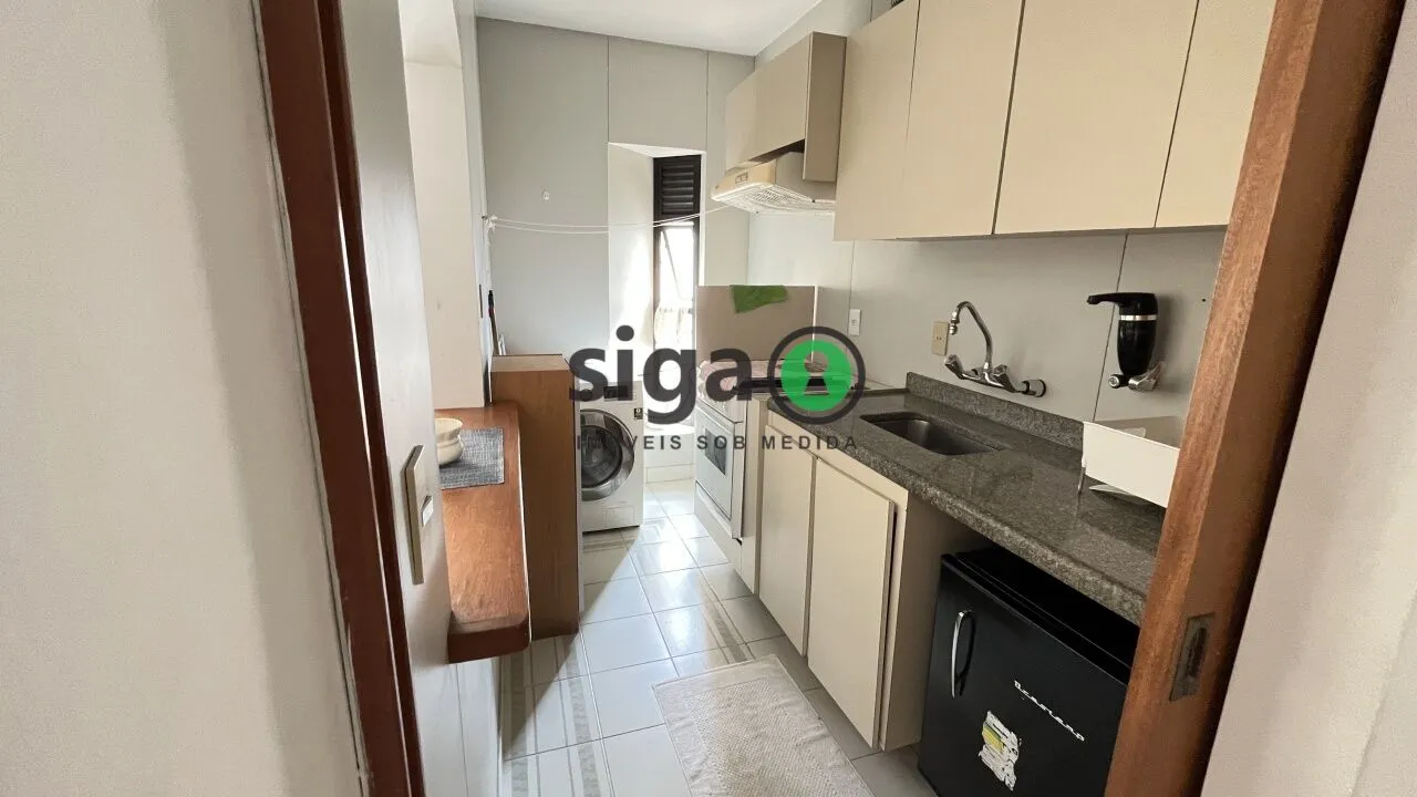Imagem Flat à venda no Jardins com vaga , reformado e mobiliado .