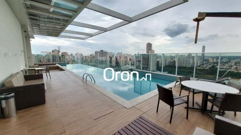 Imagem Flat mobiliado com 1 dormitório à venda, 34 m² por R$ 510.000 - Setor Bueno - Goiânia/GO