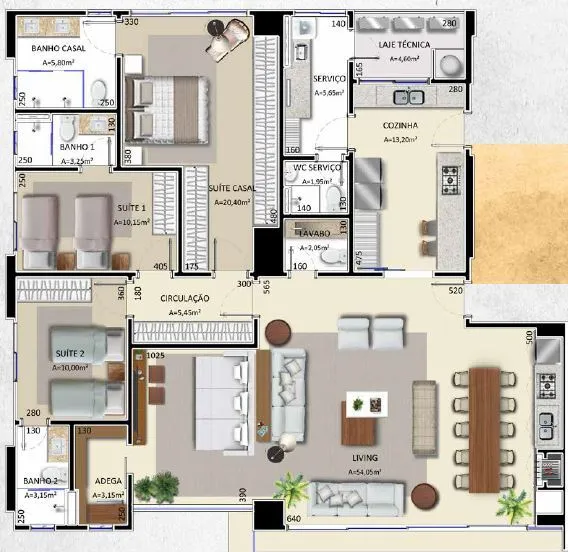 Imagem Apartamento à venda no bairro Jardim Goiás - Goiânia/GO