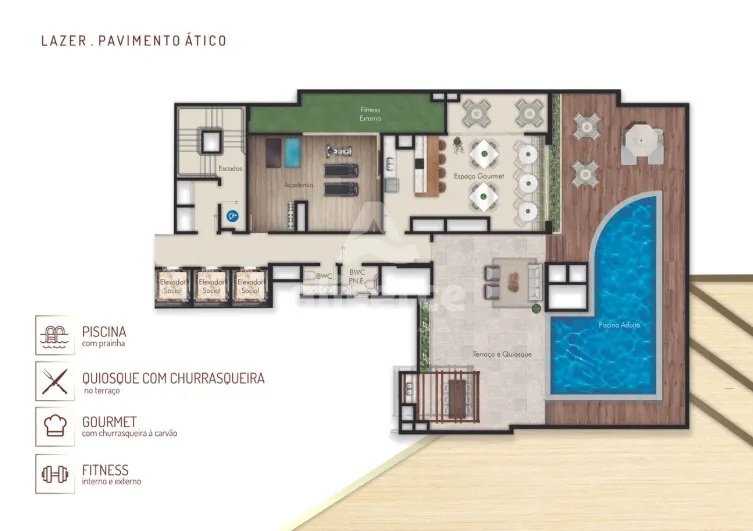 Imagem PRONTO PARA MORAR - Apartamentos de 2 Dormitórios com Suíte no Kobrasol | São José/SC