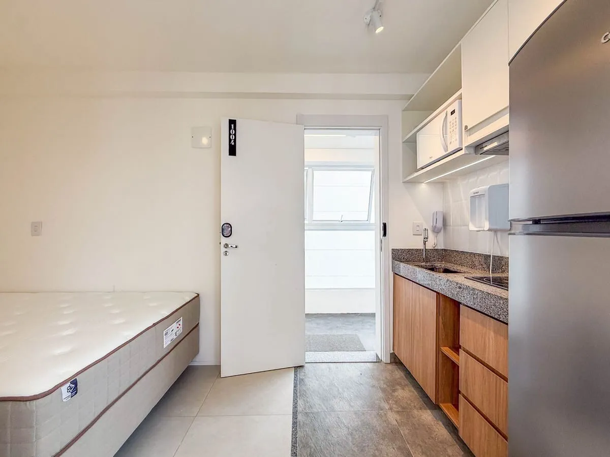 Imagem Apartamento com 1 Quarto para alugar, 18m² - Pinheiros