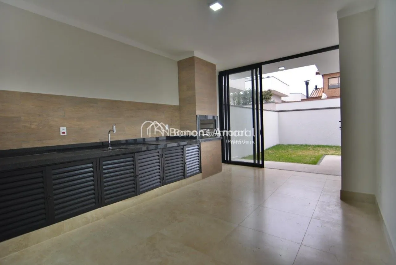 Imagem Casa térrea nova de 3 suítes à venda no Condomínio Reserva Real - Paulínia/SP.