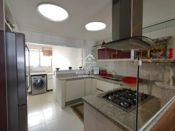 Imagem Imperdível! Lindo apartamento no Ocean Front estuda permuta, 4 suítes na Enseada, Guarujá-SP - 169m², 2 salas, 5 banheiros, 3 vagas.