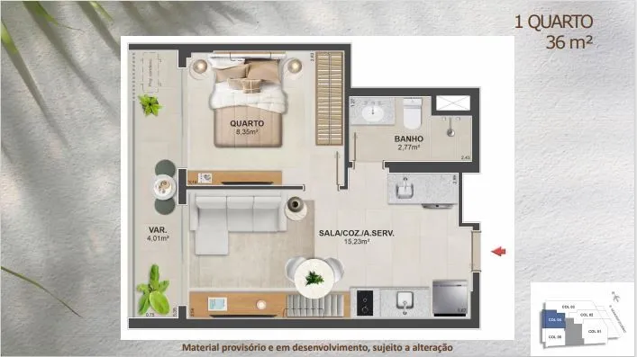 Imagem Euzébio Flamengo Contemporâneo: Studios e Apartamentos de 1 e 2 Quartos no Flamengo | Zona Sul Lançamentos