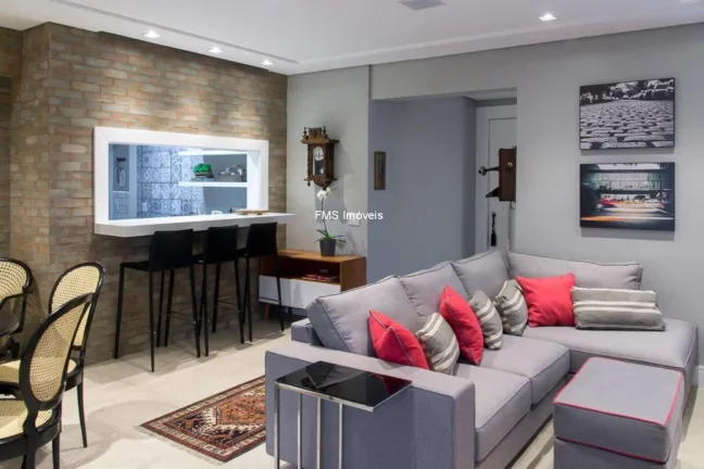 Imagem Apartamento à venda em São Paulo-SP, Pinheiros: 3 quartos, 1 sala, 3 banheiros, 2 vagas, 107 m² de área.