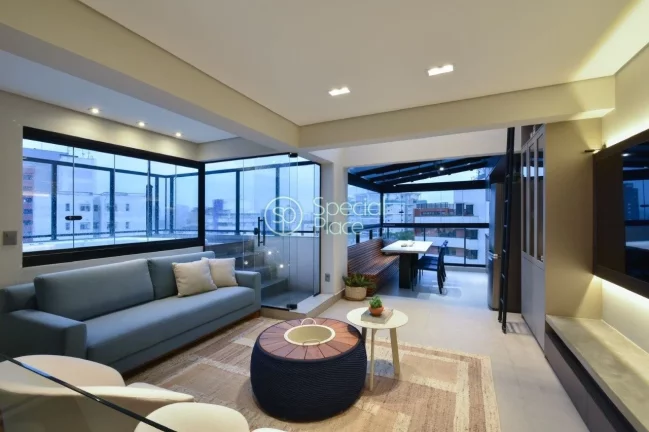 Imagem Triplex no Panamby - Moderno com fino acabamento 145 metros 2 dormitórios 2 suítes 2 baheiros 3 va...