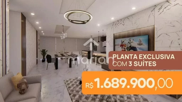 Foto do imóvel PLANTA EXCLUSIVA - Apartamento com 3 quartos, Centro - Penha