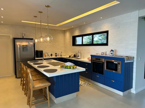 Imagem Casa Térrea Mobiliada com 4 Suítes e Piscina no Condomínio Portal dos Lagos, Boituva