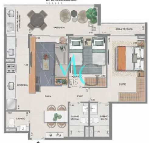 Imagem Duplex à venda 3 Quartos 1 Suite 2 Vagas 146.5M² Barra da Tijuca Rio de Janeiro - RJ | All Jardim Oceânico