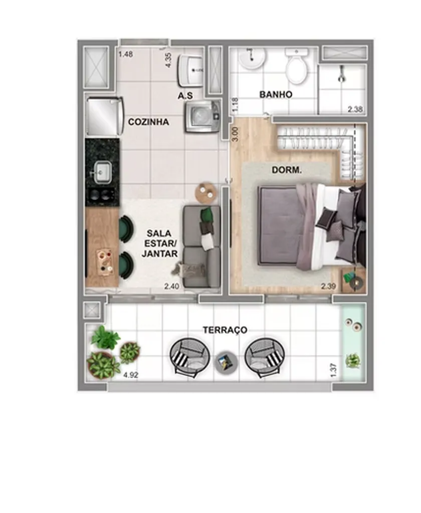 Imagem Home 375 - Breve Lançamento - Apartamento à venda no bairro Vila Sônia - São Paulo/SP