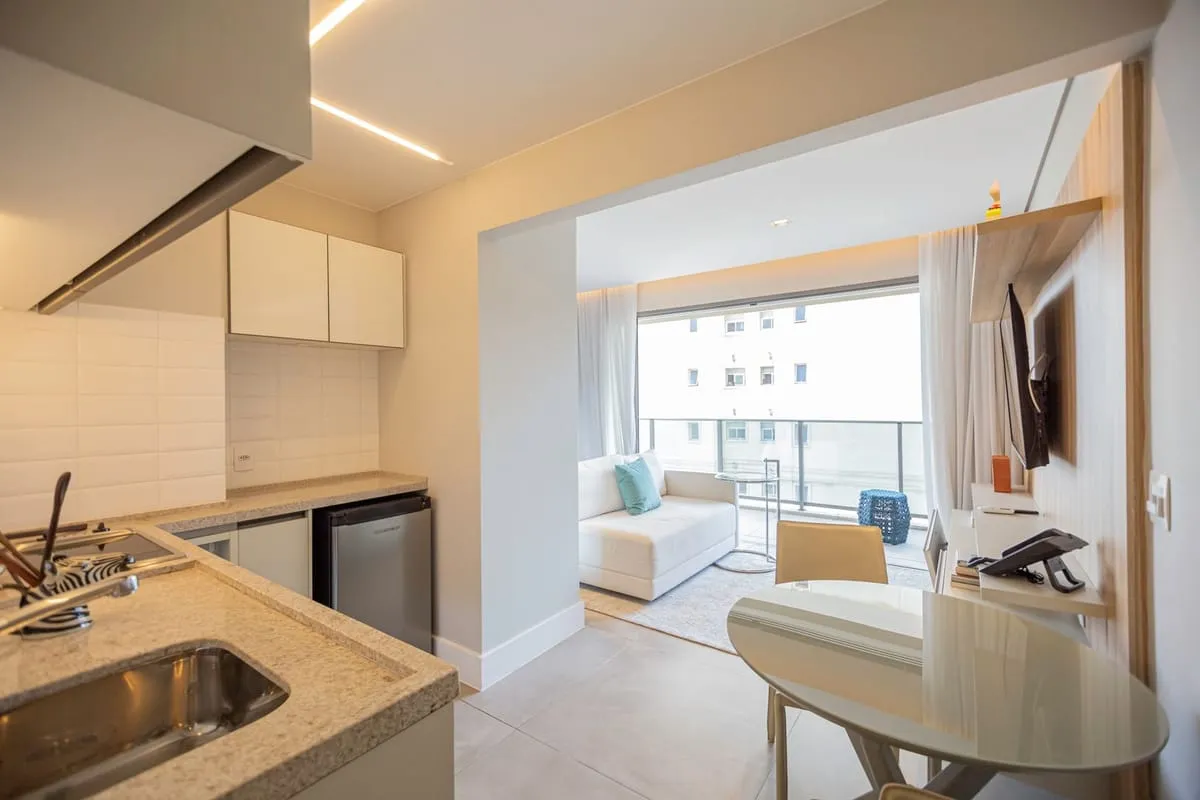 Imagem Apartamento com 1 Quarto para alugar, 42m² - Pinheiros
