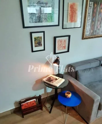Imagem Flat disponível para venda no Hotel Paulista Wall Street na Bela Vista, com 55m², 1 dormitório e 1 vaga de garagem