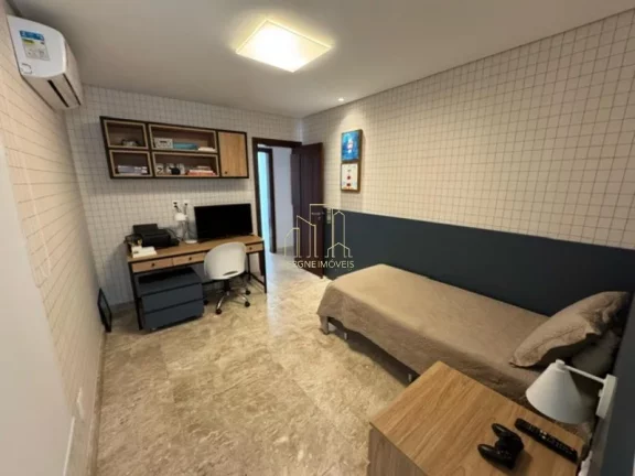 Imagem Excelente apartamento mobiliado decorado com três suítes a venda no caminho da Arvores