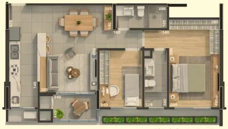 Imagem APARTAMENTO RESIDENCIAL em Curitiba - PR, Campo Comprido