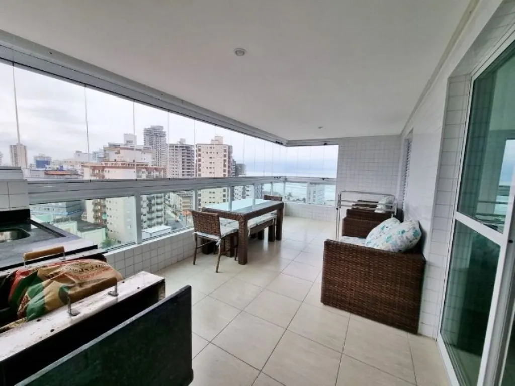 Foto do imóvel APARTAMENTO COM 110,00 m² - CAIÇARA - PRAIA GRANDE SP em AV PRESIDENTE KENNEDY, 198 - CAIÇARA, PRAIA GRANDE - SP