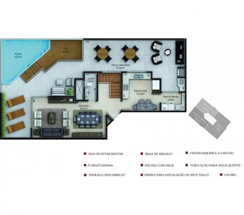 Imagem Apartamento com 3 Quartos à Venda, 160 m² em Centro - Criciúma