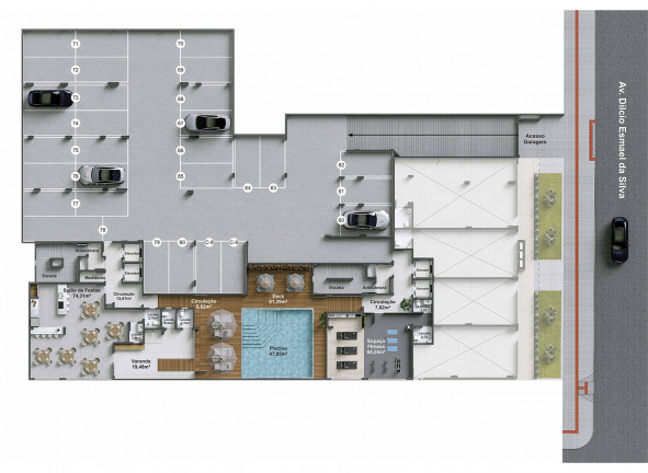 Imagem Apartamento com 3 Quartos à Venda, 86 m²em Centro - Içara