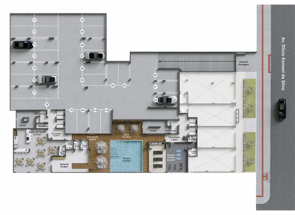 Imagem Apartamento com 3 Quartos à Venda, 86 m²em Centro - Içara