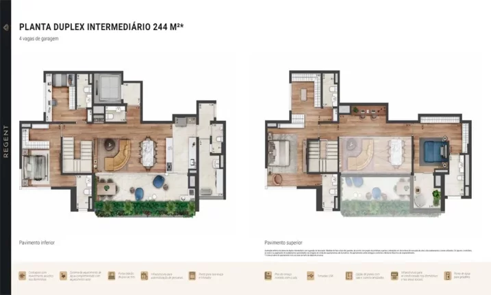Imagem Apartamento Alto Padrão à Venda No Parque Global Com 4 Suítes e 4 Vagas