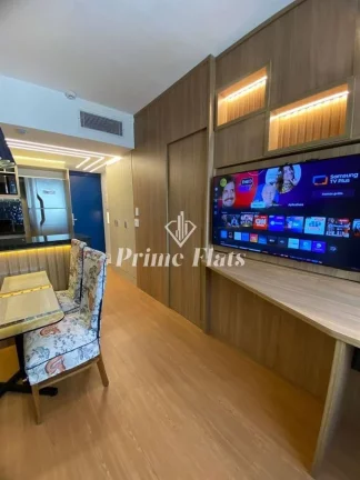Imagem Flat disponível para locação no Ninety Hotel no Jardim Paulista, com 33m², 1 dormitório e 1 vaga